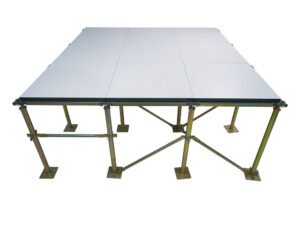 Calcium sulphate anti-static raised access floor